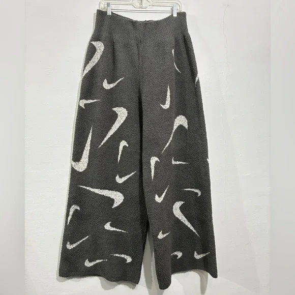 Nike $120 Phoenix Cozy Bouclé Pants Women’s XL High Waisted Wide Leg FD4288-254 - Picture 4 of 9